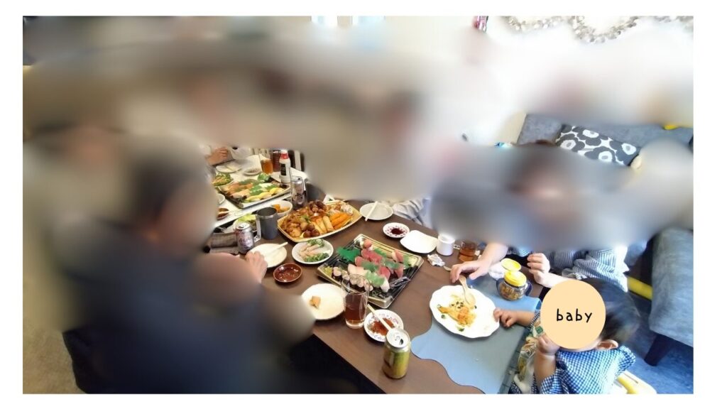 大人のご飯は、オードブルとお寿司