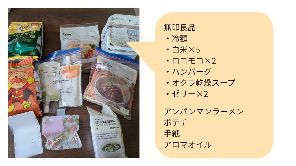 親友から届いた宅配便の中身